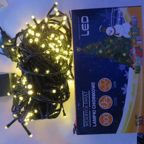 Lampki led 9520 1 kolor 22m-300led