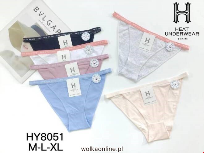 Majtki damskie HY8051 MIX KOLOR  M-XL