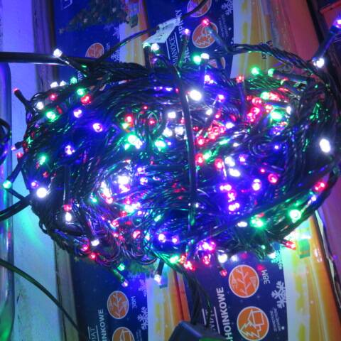 Lampki led 9528 1 kolor 38m-500led 1