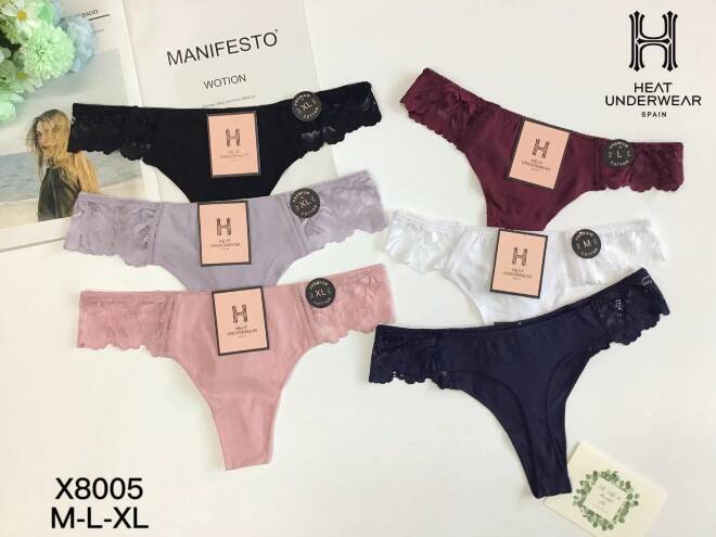 Majtki damskie X8005 MIX KOLOR  M-XL 1