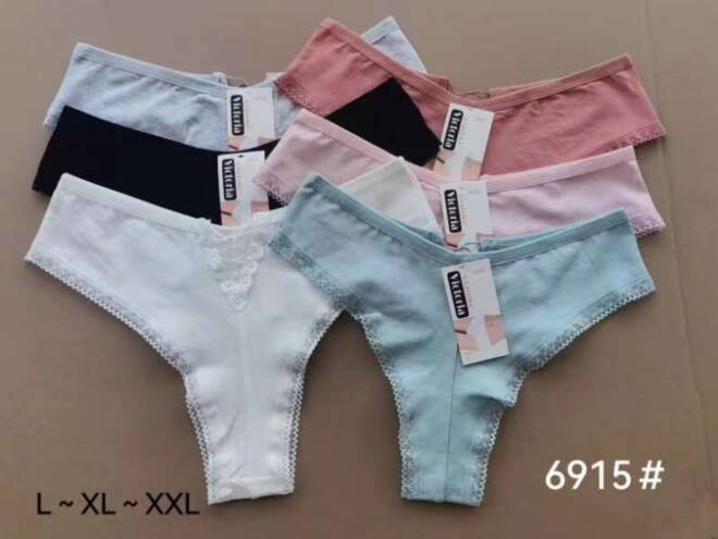 Majtki damskie 6915 MIX KOLOR  L-2XL