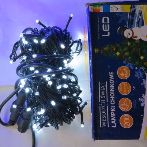 Lampki led 9560 1 kolor 15m-200led