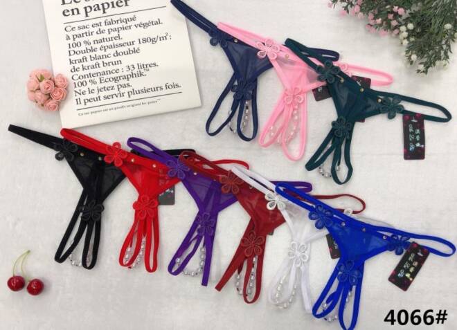 Stringi damskie 4066 MIX KOLOR  Standard