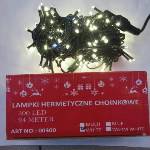 Lampki led 9566 1 kolor 24m-300led