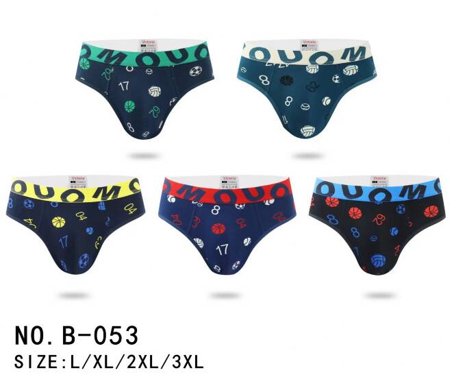 Slipy  męskie B-053 MIX KOLOR  L-3XL