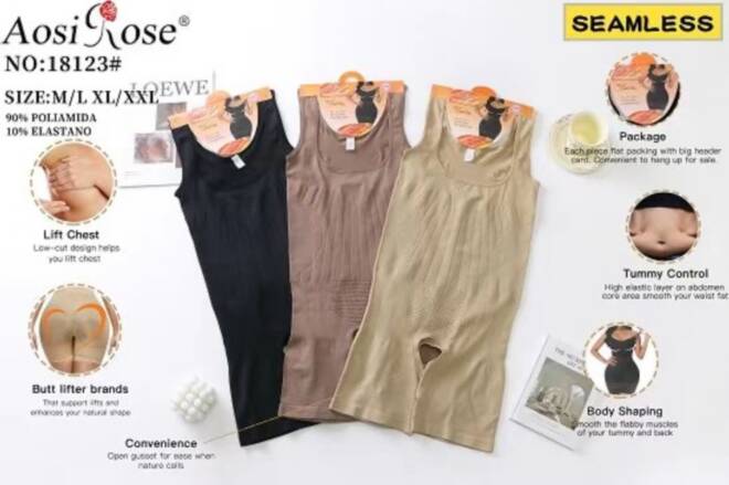 Body damskie 18123 MIX KOLOR  M-2XL