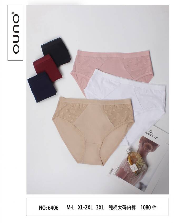 Majtki damskie 6406 MIX KOLOR  M-3XL 1