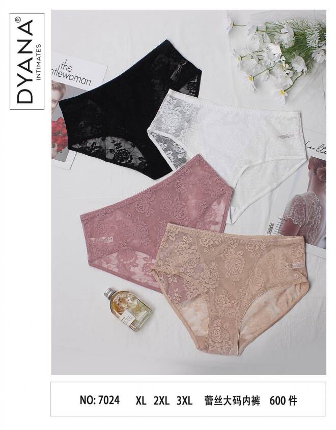 Majtki damskie 7024 MIX KOLOR  XL-3XL 1