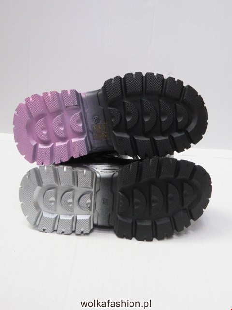 Botki Dziecięce K21 GREY/PINK 32-37  2
