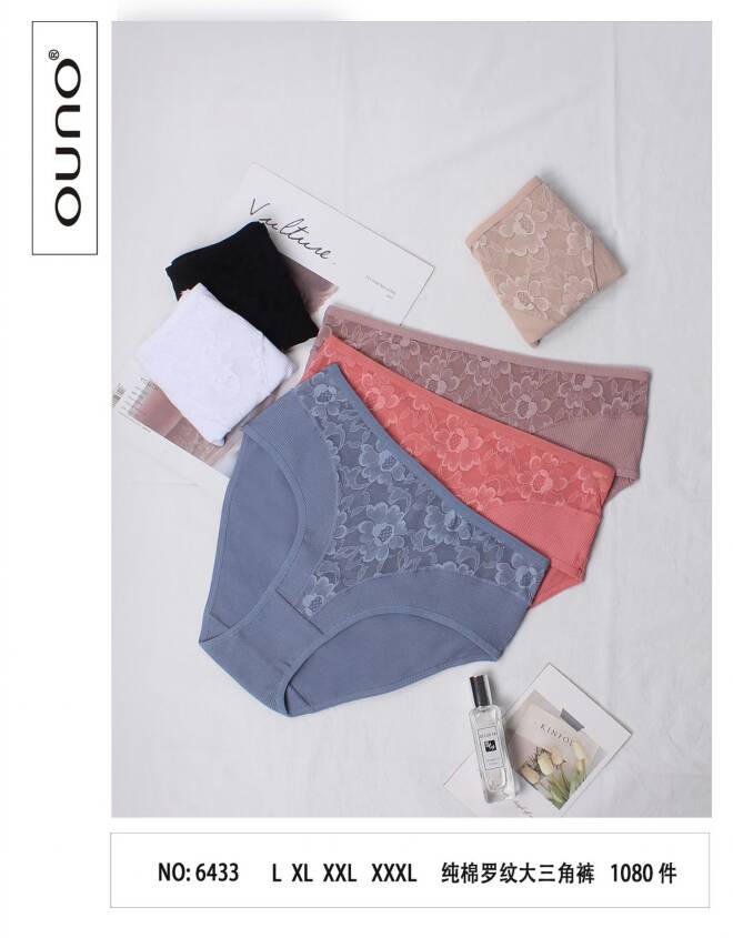 Majtki damskie 6433 MIX KOLOR  L-3XL 1