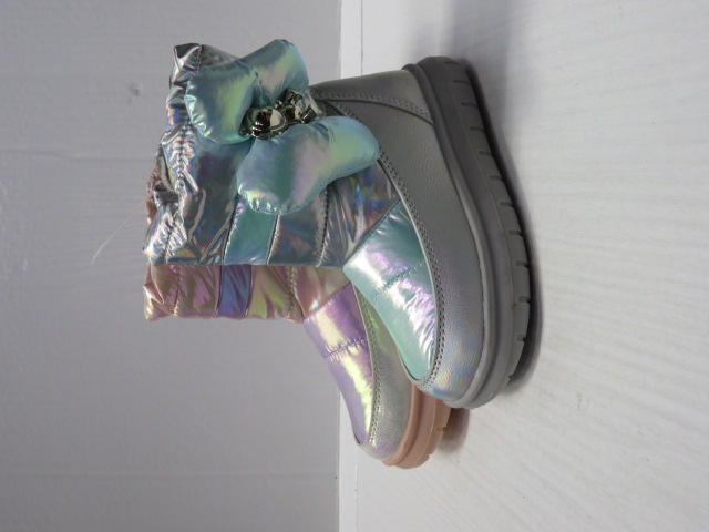 Botki Dziecięce K25 SILVER/PINK 22-27 1