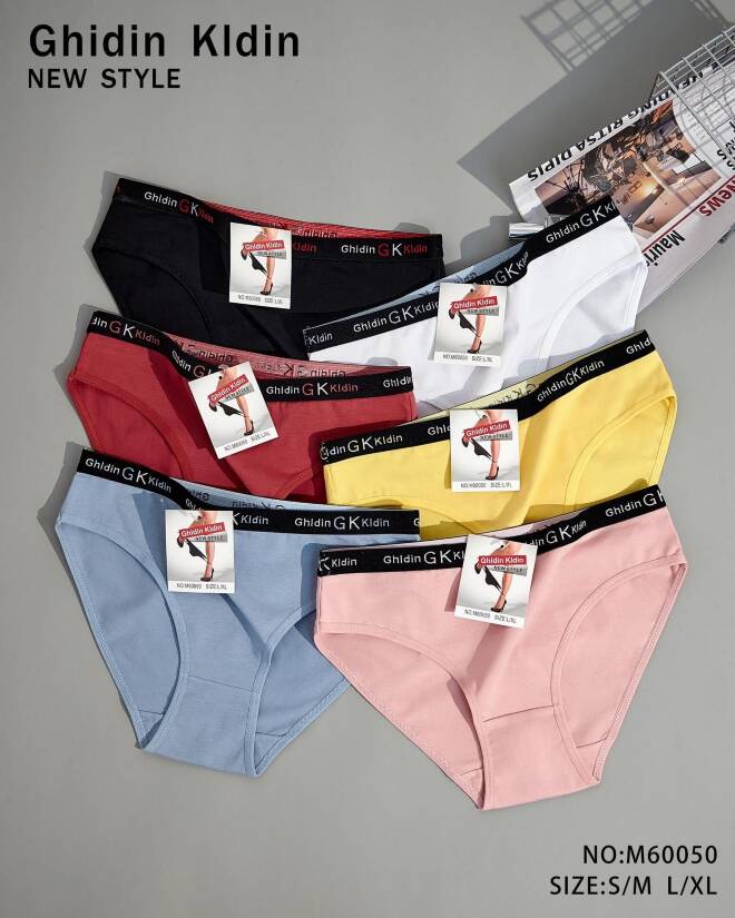 Majtki damskie M60050 MIX KOLOR  S/M-L/XL