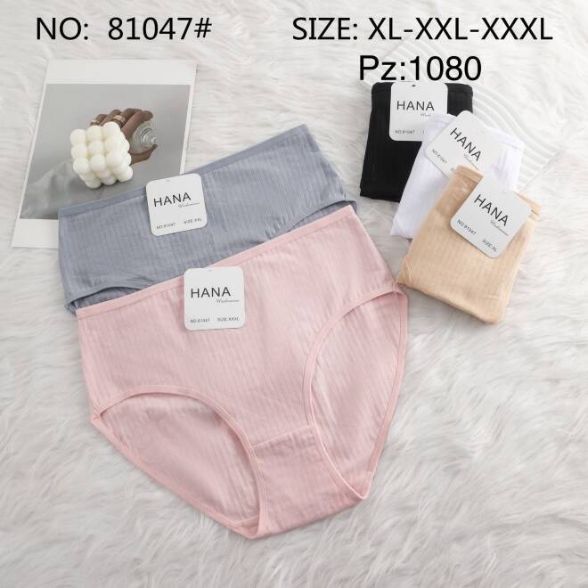 Majtki damskie 81047 MIX KOLOR  XL-3XL