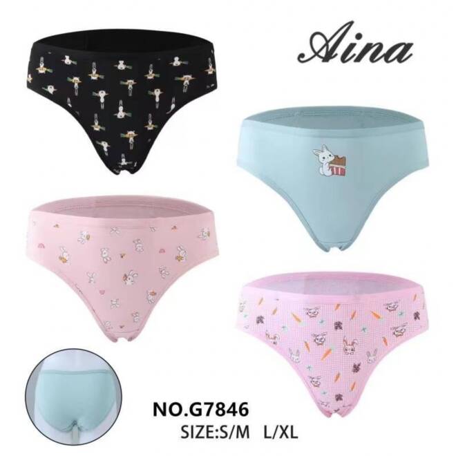 Majtki damskie G7846 MIX KOLOR  S/M-L/XL
