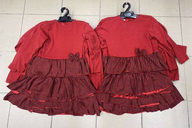 Sukienka dziewczęca 9660 1 kolor  122-158 1