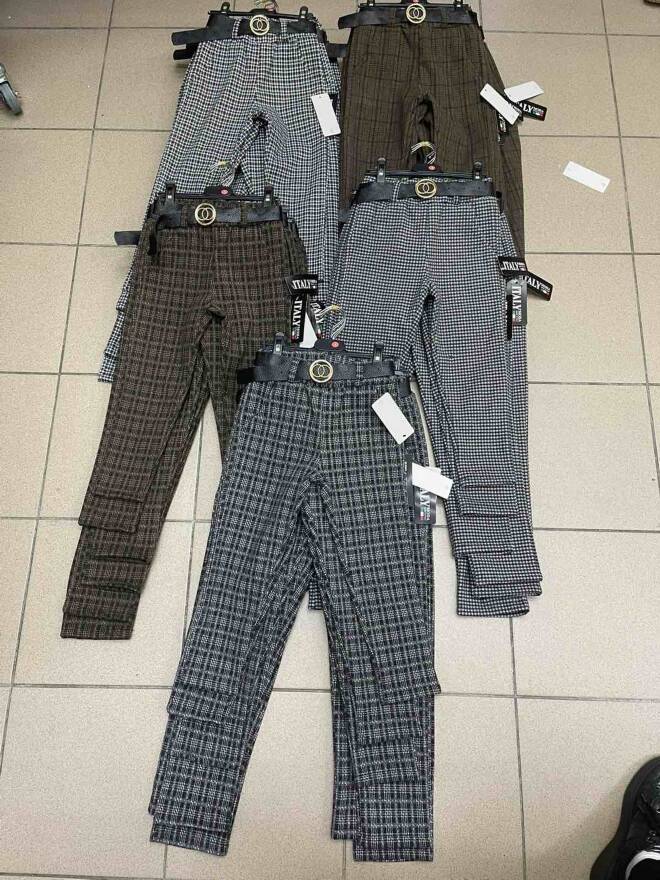  Spodnie dziewczęce 9680 1 kolor  4-14 1