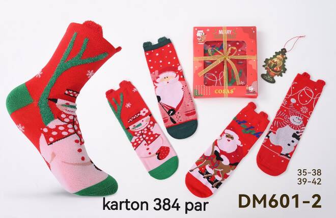 Skarpety damskie DM601-2 MIX KOLOR  35-42 1