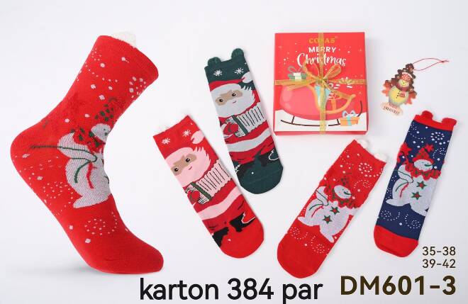 Skarpety damskie DM601-3 MIX KOLOR  35-42 1