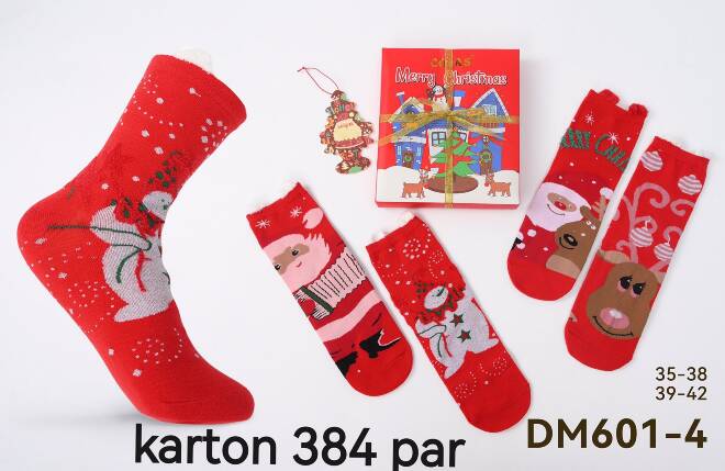 Skarpety damskie DM601-4 MIX KOLOR  35-42 1