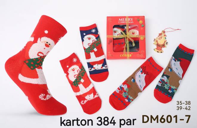 Skarpety damskie DM601-7 MIX KOLOR  35-42 1