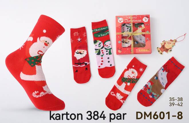 Skarpety damskie DM601-8 MIX KOLOR  35-42