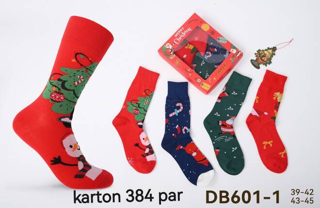 Skarpety męskie  DB601-1 MIX KOLOR  39-45 1