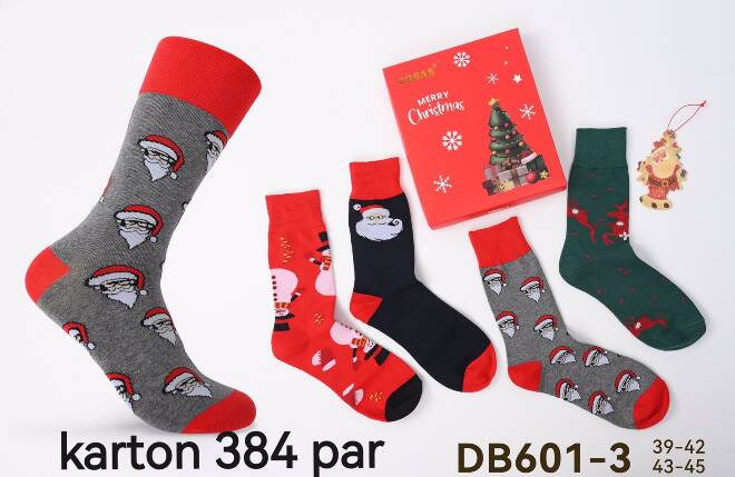 Skarpety męskie  DB601-3 MIX KOLOR  39-45