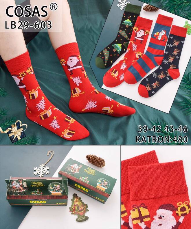 Skarpety męskie  LB29-603 MIX KOLOR  39-46