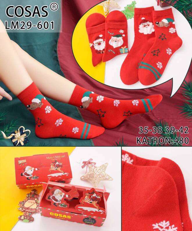 Skarpety damskie LM29-601 MIX KOLOR  35-42 1