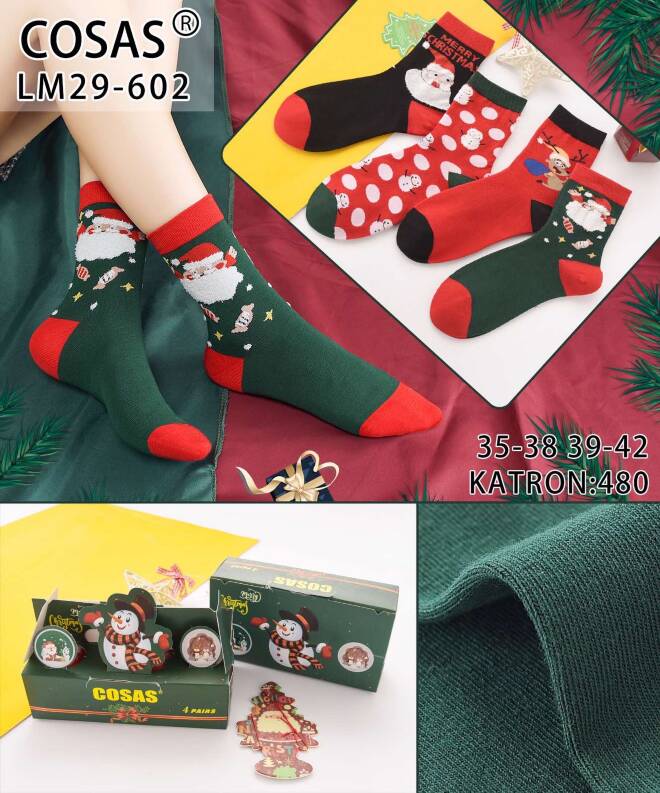 Skarpety damskie LM29-602 MIX KOLOR  35-42