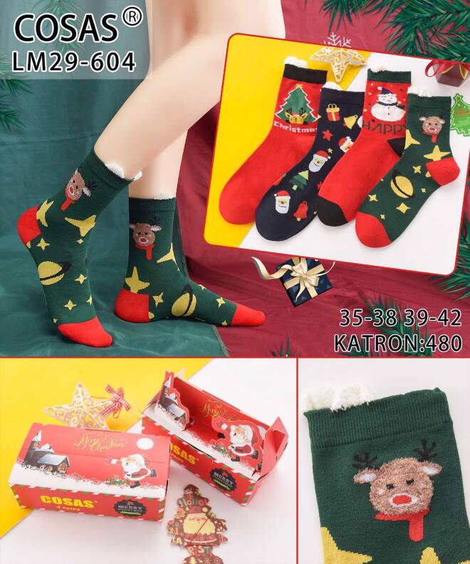 Skarpety damskie LM29-604 MIX KOLOR  35-42 1