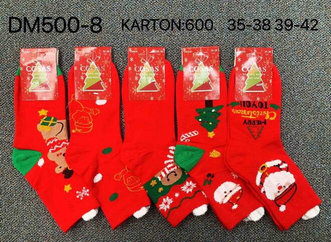 Skarpety damskie DM500-8 MIX KOLOR  35-42