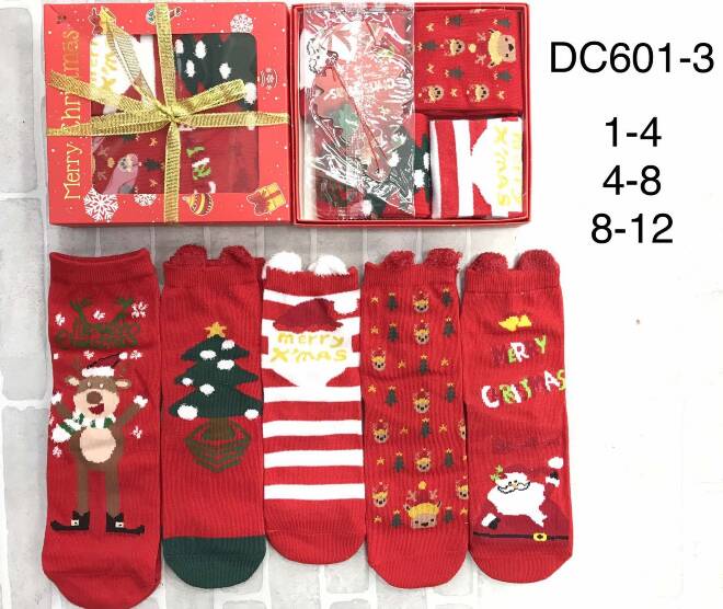 Skarpety dziecięce DC601-3 MIX KOLOR  1-12 1