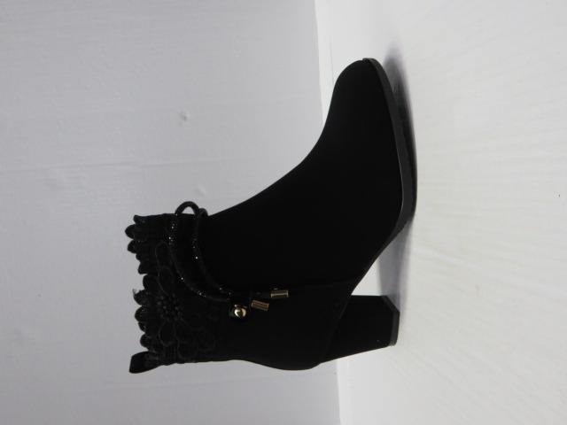 Botki damskie DX60-1 BLACK 36-41 OCIEPLANE