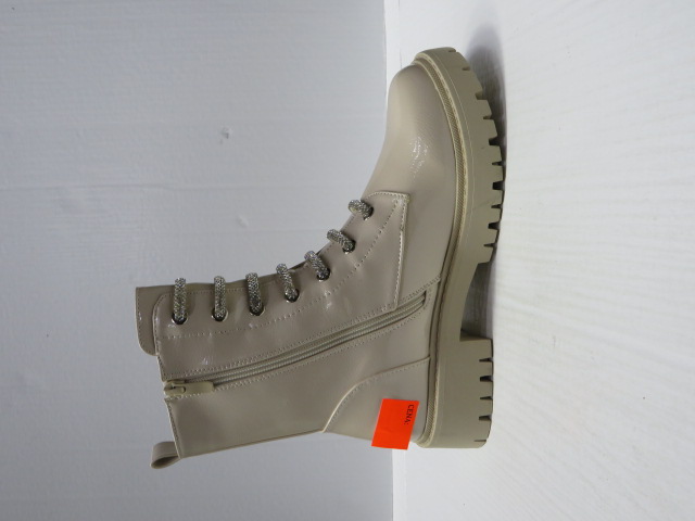 Botki damskie SA165-2 BEIGE 36-41 OCIEPLANE 1