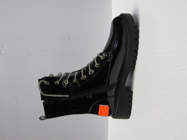 Botki damskie SA163-1 BLACK 36-41 OCIEPLANE 1