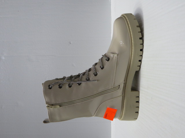 Botki damskie SA163-2 BEIGE 36-41 OCIEPLANE 1