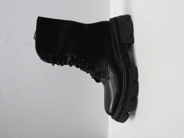 Botki damskie 52019 BLACK 36-41 OCIEPLANE