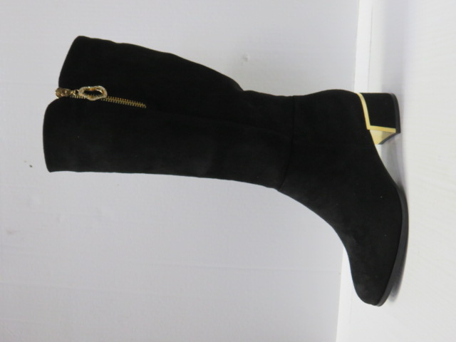 Kozaki damskie K6508-1 BLACK 36-41 OCIEPLANE