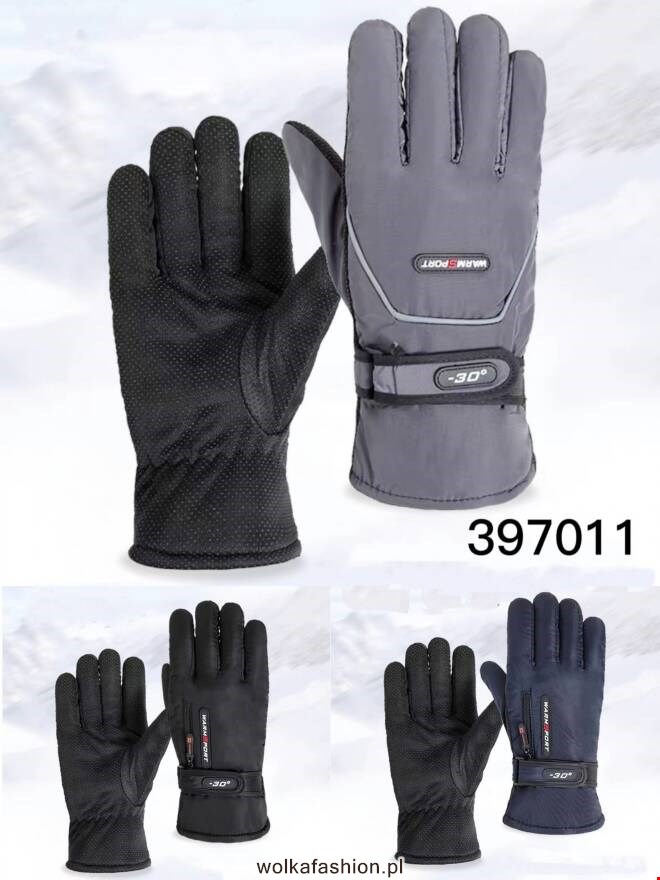 Rękawiczki narciarskie męskie 397011 MIX KOLOR  Standard