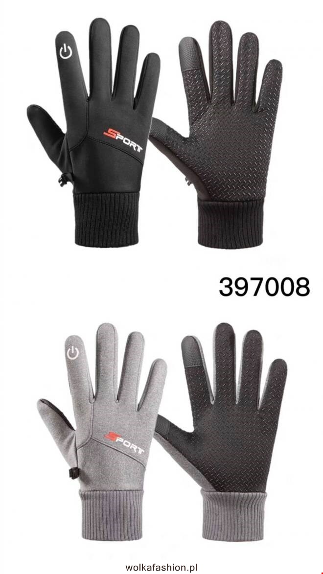 Rękawiczki narciarskie męskie 397008 MIX KOLOR  Standard