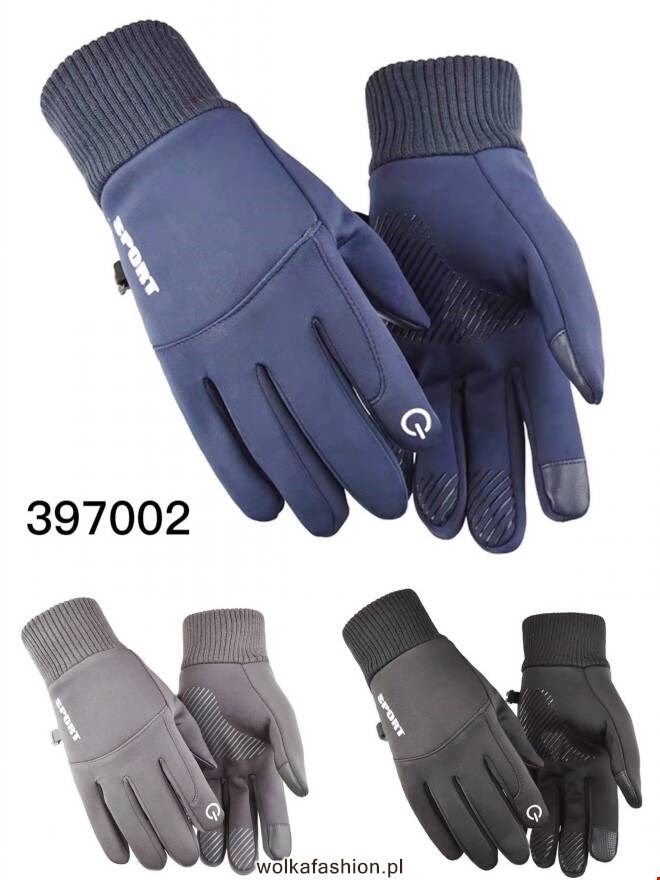 Rękawiczki narciarskie męskie 397002 MIX KOLOR  Standard