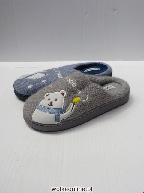 Kapcie Damskie MD8531 NAVY/GREY/ORANGE 36-41