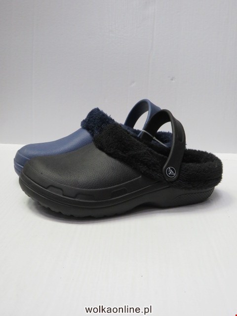 Kapcie Męskie M5098 BLACK/NAVY/GREY 42-47 OCIEPLANE