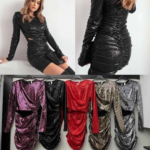 Sukienka damskie 9926 Mix kolor Standard (Towar Włoskie) 1