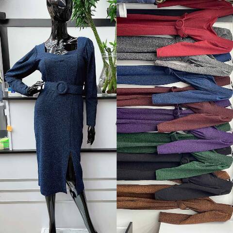 Sukienka damskie 9929 Mix kolor Standard (Towar Włoskie)