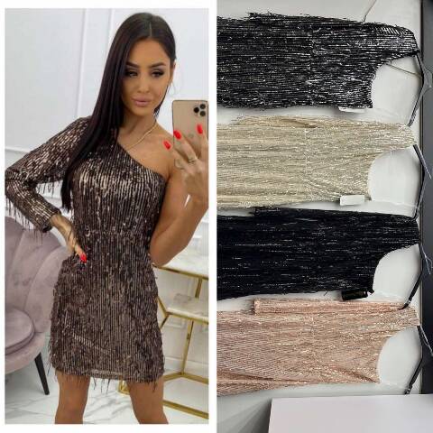 Sukienka damskie 9930 Mix kolor Standard (Towar Włoskie)