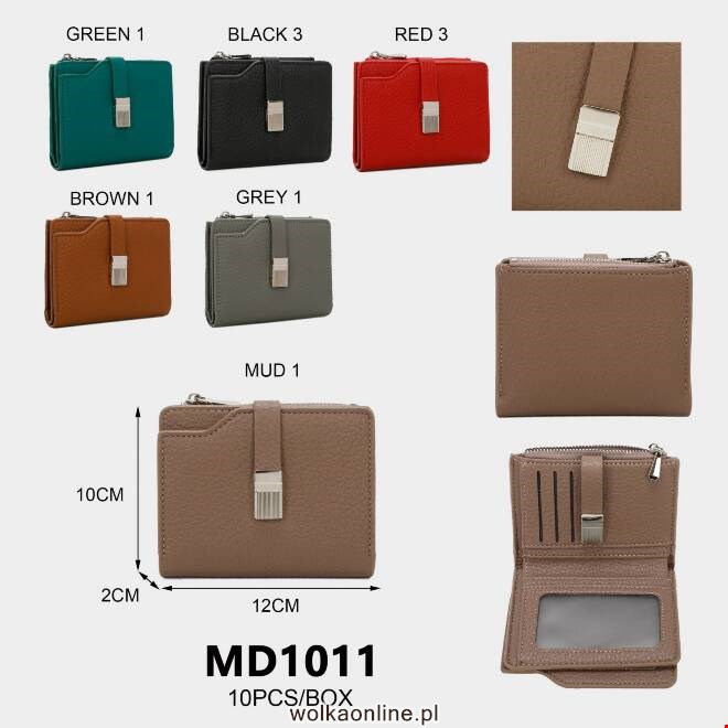 Portfel damskie MD1011 MIX KOLOR  Standard