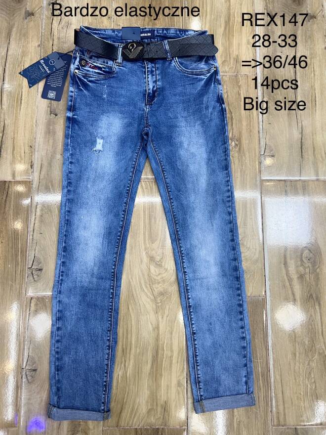 Jeansy damskie REX147 1 kolor  36-46 1