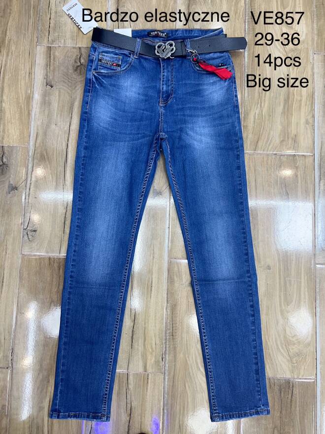Jeansy damskie VE857 1 kolor  29-36 1